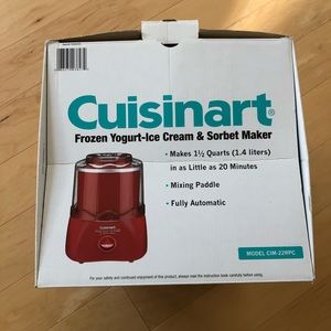 cuisinart ice cream and sorbet maker
